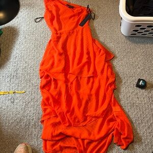 NWT Rachel Roy One Shoulder Maxi Dress